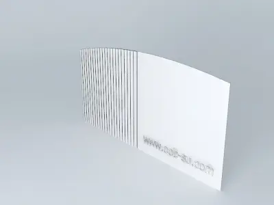 Portail wood gate Free 3D model