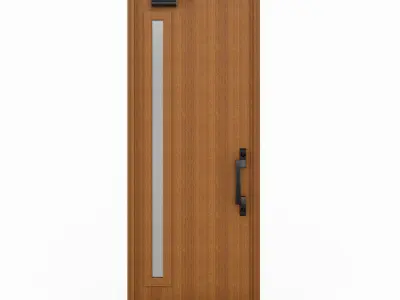 YKK AP Venato D30 N06T Japanese Entrance Door 3D model