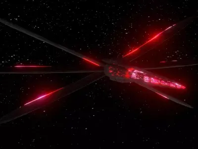 Dark Spaceship-Fighter Class 3D model