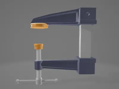 C-clamp clamp 3D model