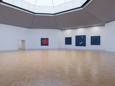 Art Museum Gallery Interior 15 Low-poly 3D model