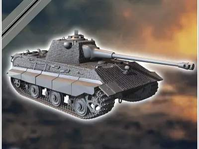 E-50 Entwicklung - Germany Eastern Western Berlin What If Altern 3D print model