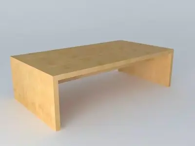 Coffe Table DOORS HLAW 120 35 BRW Milano Oak 3D model