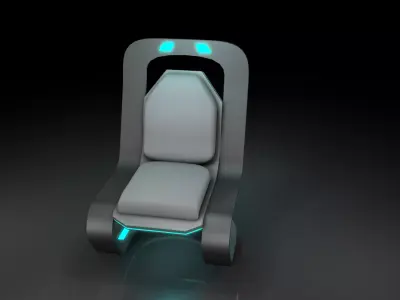 Sci Fi Chair 3D model buy