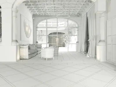 AVE Hotel Sant Francesc 3D model