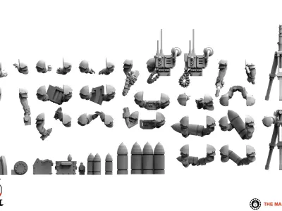Feudal Guard - Upgrade Pack 3 3D print model