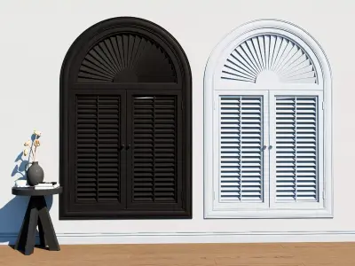 Windows Collection 3D model Low-poly 3D model