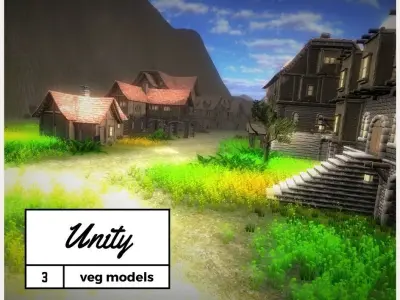 Adventure Village 3 Low-poly 3D model