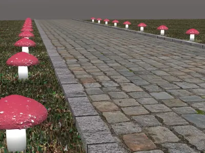 garden lighting 3D model
