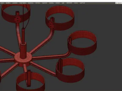 SENSE RINGS Low-poly 3D model