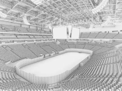 Bridgestone Arena - Nashville USA Low-poly 3D model