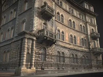 Kodaly Korond 3  facade - homlokzat 3D model
