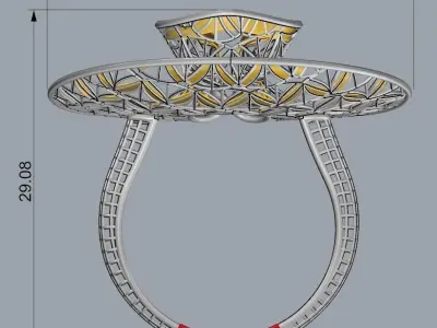  FUSION LIGHT RING COLLECTION-RB05- 3D print model