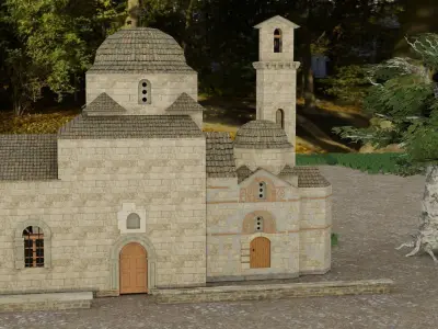 Byzantine Church 3D model