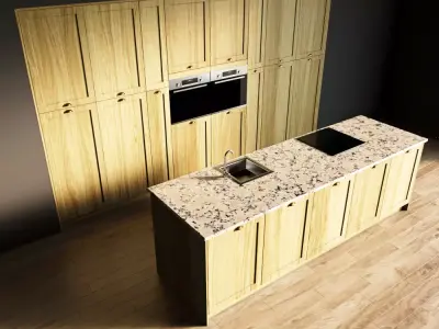 14-Kitchen2 texture 2 3D model