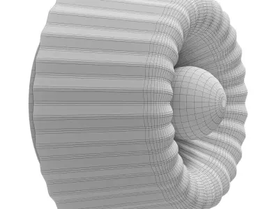 Nordic Bauhaus Wall Light 3D model