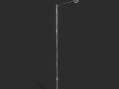 Highway Light Low-poly 3D model