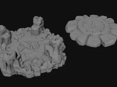 Stone Portal 3D model