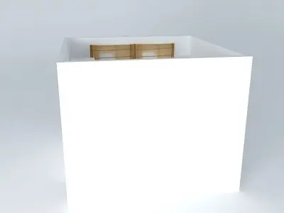 gisellyorkut cube with window Free 3D model