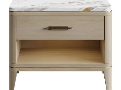 Frato CLICQUOT Bedside Table Low-poly 3D model