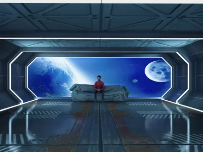 SPACESHIP INTERIOR 26 3D model