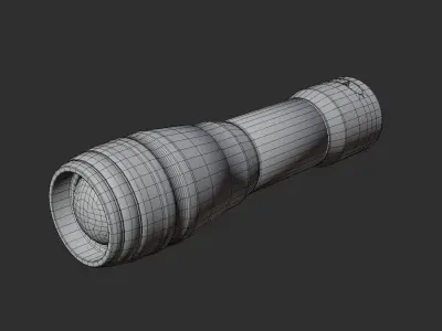 Flashlight Police BRS Low-poly 3D model