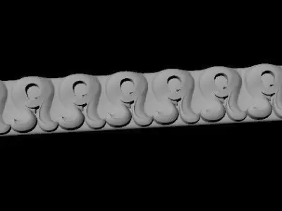 carved baguette  3D model order
