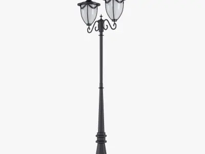 Vintage Streetlight v 2 3D model