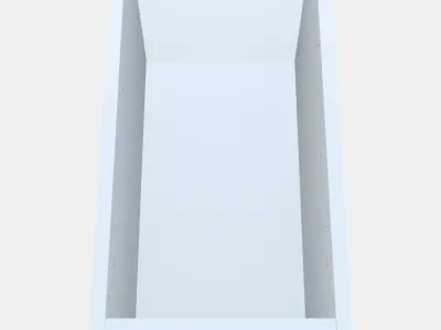 METOD Wall cabinet frame 1 Low-poly 3D model