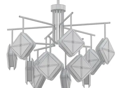 Faceted Glass 12 3D model
