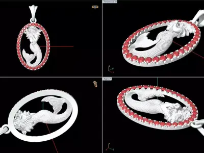 Pendant 003 3D print model
