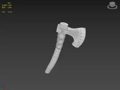 Next generation small axe Free low-poly 3D model