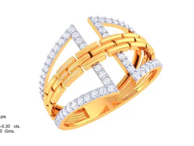 Women Ring  Render 3dm STL OBJ FBX Details 3D print model 427