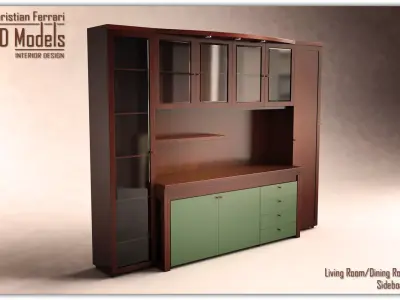 Dining Room Sideboard 3D model