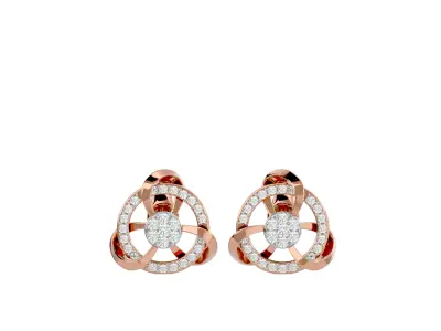 Light Minimalist Diamond Ring Earrings Pendant Set 3D print model purchase
