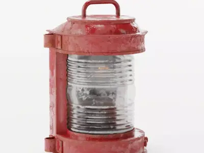 Marine signal lamp 3D model