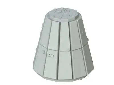 Sci Fi Object No 2869 Low Poly Low-poly 3D model