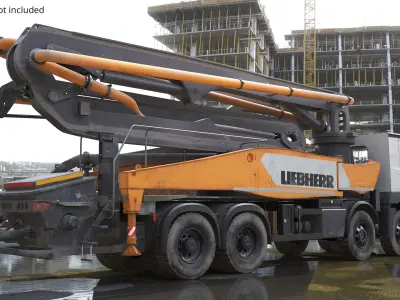  Mercedes Liebherr Concrete Pump Dirty Simplified 
