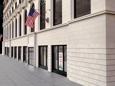 Building02 Low-poly 3D model