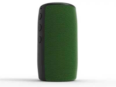 SPEAKER GREEN BODY 3D model