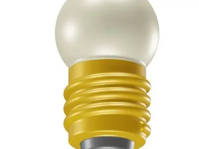 Torch Bulb Toy 3D model