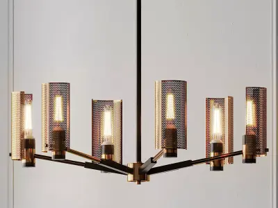 PERFORATED PERFECTION CHANDELIER 3D model