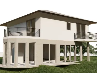 House Complex 01 3D model