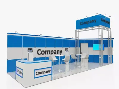 Exhibition stand 11 3D model