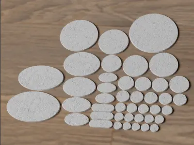 HD Base Set 18 - Leafy Forest Floor 3D print model