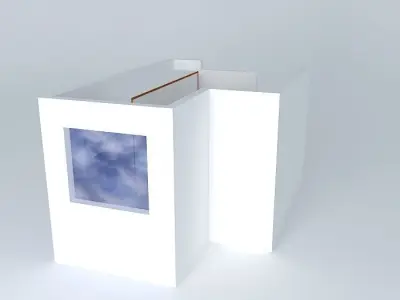 janaina box with window in it Free 3D model