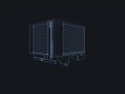 Adik TSF Aufbau Low-poly 3D model