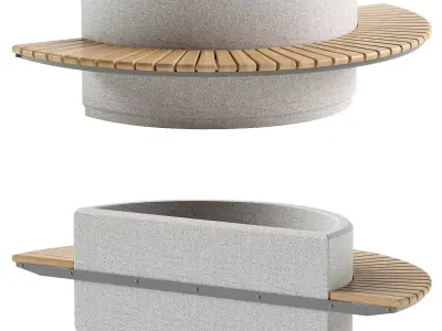 PLANTER BENCH 298 3D model