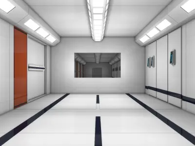 Apartment Corridor 3D model get