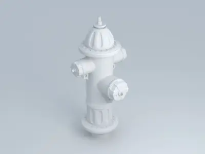 fire hydrant 3D model 12